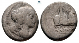 Q. Titius 90 BC. Rome. Quinarius AR