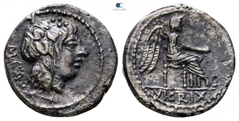 M. Porcius Cato 89 BC. Rome
Quinarius AR

15 mm, 1,86 g



very fine