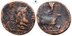 Q. Caecilius Metellus Pius Scipio und Eppius 47-46 BC. Uncertain mint in Africa. Fourreè Denarius