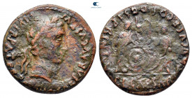 Augustus 27 BC-AD 14. Lugdunum. Denarius Æ
