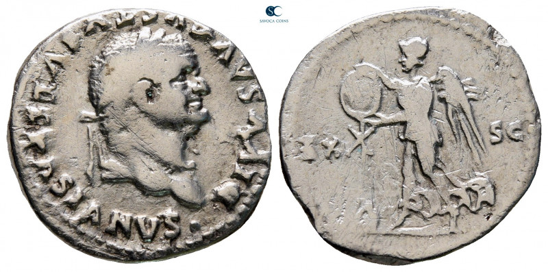 Divus Vespasian after AD 79. . Rome
Denarius AR

20 mm, 2,81 g



nearly ...