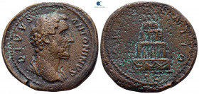 Divus Antoninus Pius after AD 161. Rome. Sestertius Æ