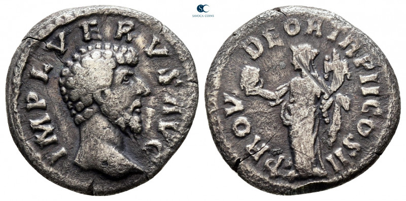 Lucius Verus AD 161-169. Rome
Denarius AR

18 mm, 2,72 g



nearly very f...