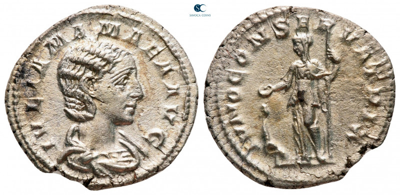 Julia Mamaea. Augusta AD 225-235. Rome
Denarius AR

18 mm, 1,99 g



very...