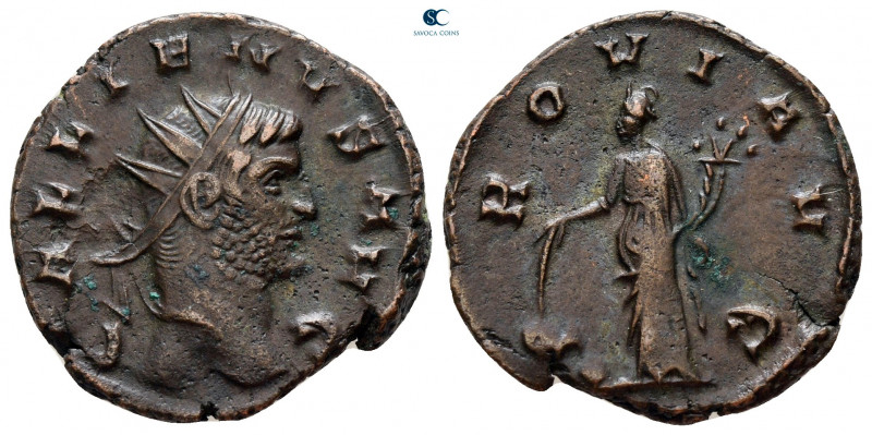 Gallienus AD 253-268. Rome
Antoninianus Æ

21 mm, 3,26 g



good very fin...