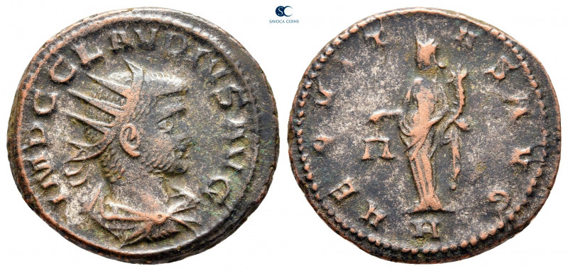 Claudius II (Gothicus) AD 268-270. Antioch
Billon Antoninianus

21 mm, 4,06 g...