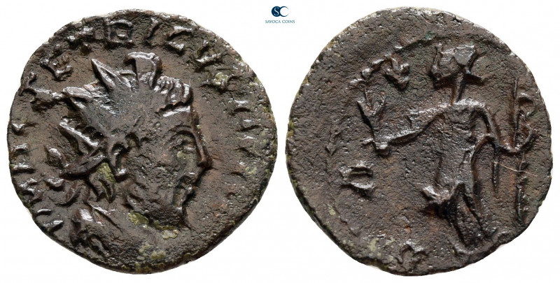 Tetricus I AD 271-274. Contemporary barbaric imitation
Antoninianus Æ

17 mm,...