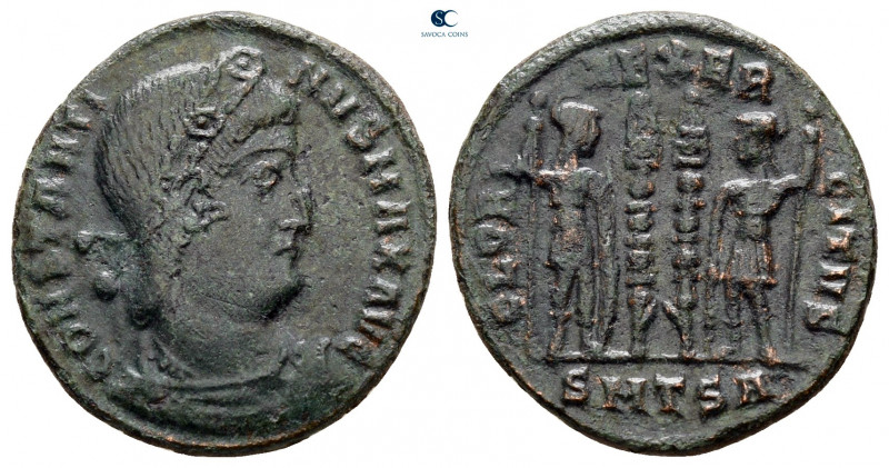 Constantine I the Great AD 306-337. Thessaloniki
Follis Æ

17 mm, 2,51 g

...