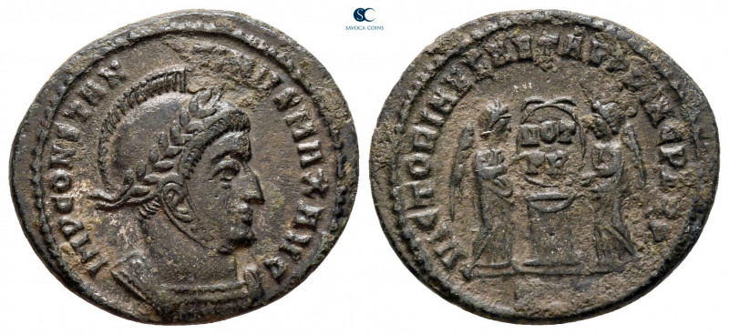 Constantine I the Great AD 306-337. Ticinum
Follis Æ

18 mm, 2,43 g



ve...