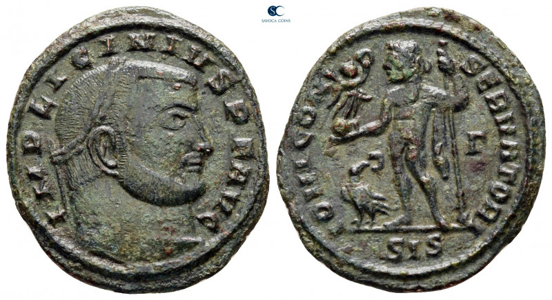 Licinius I AD 308-324. Siscia
Follis Æ

20 mm, 3,26 g



very fine