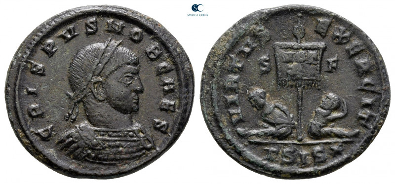 Crispus, as Caesar AD 316-326. Siscia
Follis Æ

20 mm, 2,88 g



very fin...