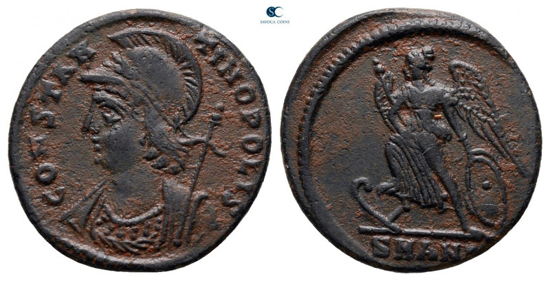 City Commemoratives AD 330-354. Antioch
Follis Æ

16 mm, 1,83 g



very f...