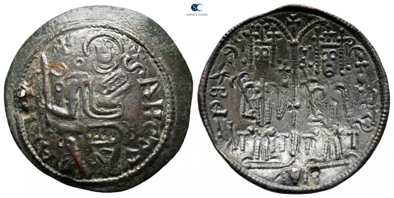 Hungary. Bela III AD 1172-1196. 
Scyphate Æ

26 mm, 3,21 g



good very f...