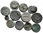 Lot of ca. 12 greek bronze coins / SOLD AS SEEN, NO RETURN!
very fine