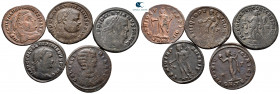 Lot of ca. 5 folles of Maximianus Herculius, Diocletianus and Galeria Valeria / SOLD AS SEEN, NO RETURN!
very fine