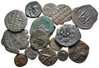 Lot of ca. 15 byzantine bronze coins / SOLD AS SEEN, NO RETURN!
very fine