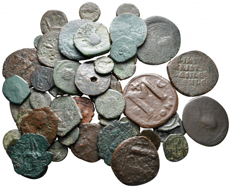 Lot of ca. 54 byzantine bronze coins / SOLD AS SEEN, NO RETURN! 

fine