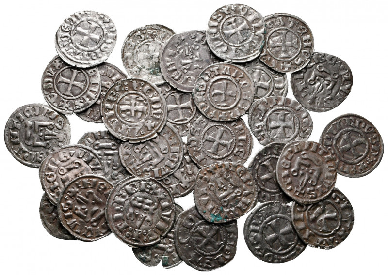 Lot of ca. 30 medieval denier / SOLD AS SEEN, NO RETURN! 

very fine