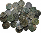 Lot of ca. 30 medieval bronze coins / SOLD AS SEEN, NO RETURN!
very fine