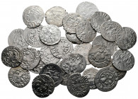 Lot of ca. 30 medieval silver coins / SOLD AS SEEN, NO RETURN!nearly very fine