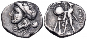 BITHYNIA. Herakleia Pontika. Timotheus & Dionysios, tyrants, 346/5-337 BC. Didrachm (Silver, 23 mm, 9.60 g, 1 h). Wreathed head of Dionysos to left, t...