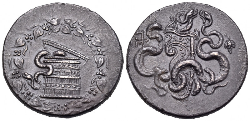 MYSIA. Pergamon. Circa 166-67 BC. Cistophoric Tetradrachm (Silver, 26.5 mm, 12.5...