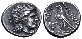 TROAS. Abydos. Circa 350-325 BC. Hemidrachm (Silver, 15 mm, 2.37 g, 8 h), struck under the magistrate, Anaxikles. Laureate head of Apollo to right. Re...