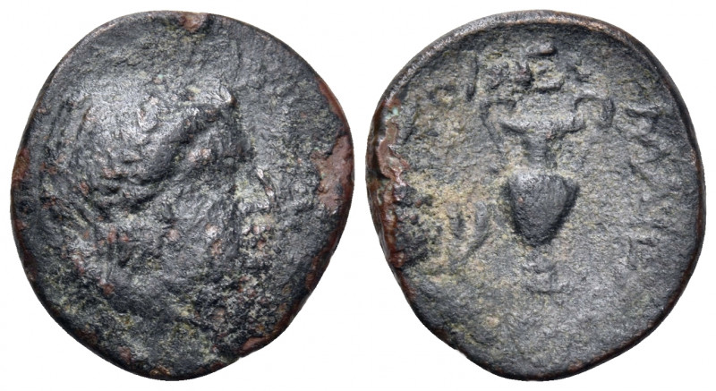 TROAS. Larissa (as Ptolemais). 3rd century BC. (Bronze, 16 mm, 2.45 g, 12 h). La...