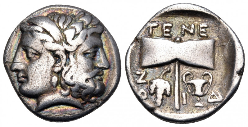 ISLANDS OFF TROAS, Tenedos. late 5th-early 4th century BC. Drachm (Silver, 16 mm...