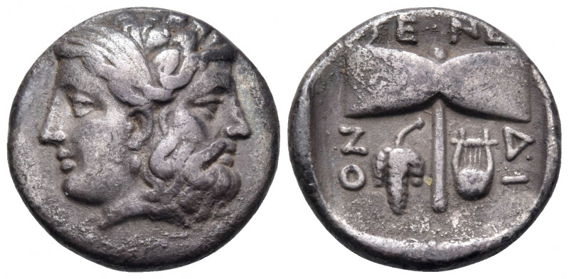 ISLANDS OFF TROAS, Tenedos. late 5th-early 4th century BC. Drachm (Silver, 15.5 ...