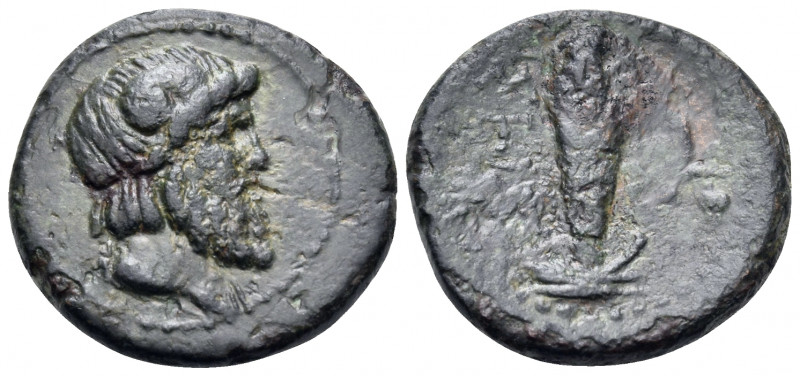 LESBOS. Mytilene. 3rd-2nd centuries BC. Tetrachalkon (Bronze, 18.5 mm, 5.39 g, 5...