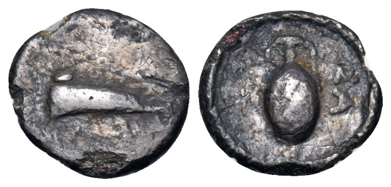 ISLANDS OFF IONIA, Samos. Circa 444/3-440/39 BC. Trihemiobol (Silver, 9 mm, 0.47...