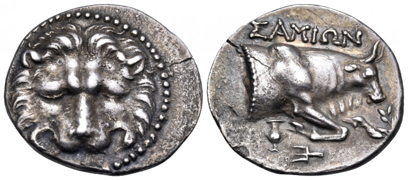 ISLANDS OFF IONIA, Samos. Circa 270-240 BC. Octobol (Silver, 20.5 mm, 4.46 g, 12...