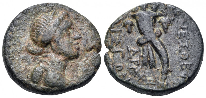 CARIA. Hydisos. 1st century BC. (Bronze, 19 mm, 7.37 g, 12 h), struck under the ...