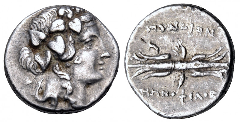 CARIA. Myndos. mid 2nd century BC. Hemidrachm (Silver, 13.5 mm, 2.15 g, 12 h), s...