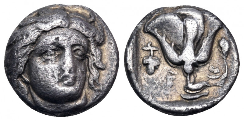 ISLANDS OFF CARIA, Rhodos. Rhodes. Circa 340-316 BC. Hemidrachm (Silver, 11 mm, ...