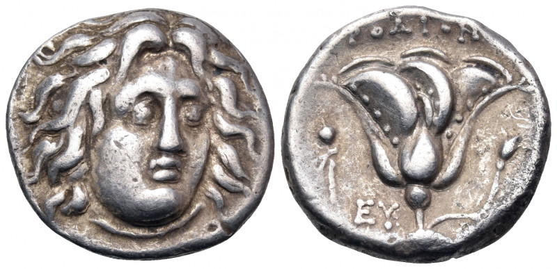 ISLANDS OFF CARIA, Rhodos. Rhodes. Circa 305-275 BC. Didrachm (Silver, 19 mm, 6....
