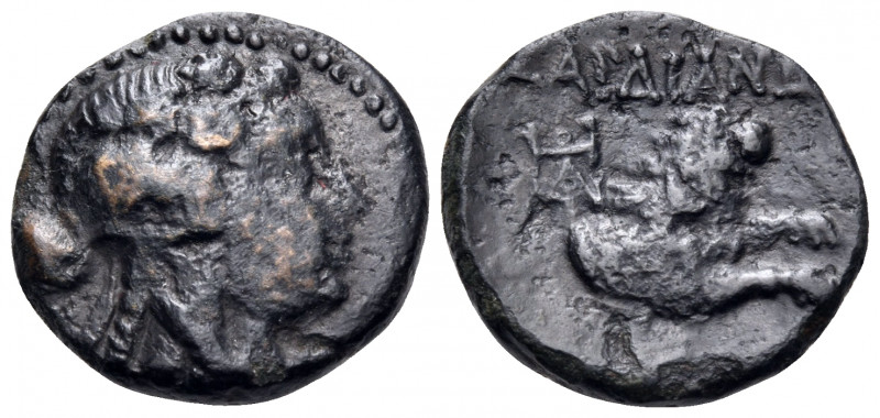 LYDIA. Sardes. 2nd-1st centuries BC. (Bronze, 15.5 mm, 3.37 g, 12 h). Wreathed h...