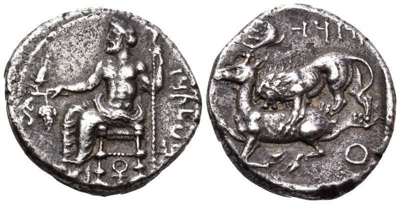 CILICIA. Tarsos. Mazaios, satrap of Cilicia, 361/0-334 BC. Stater (Silver, 22 mm...
