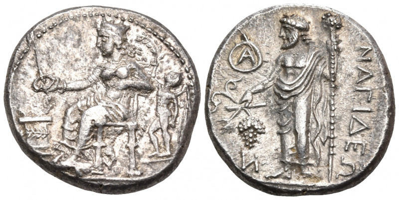 CILICIA. Nagidos. Circa 400-385/4 BC. Stater (Silver, 22 mm, 10.76 g, 3 h). Aphr...