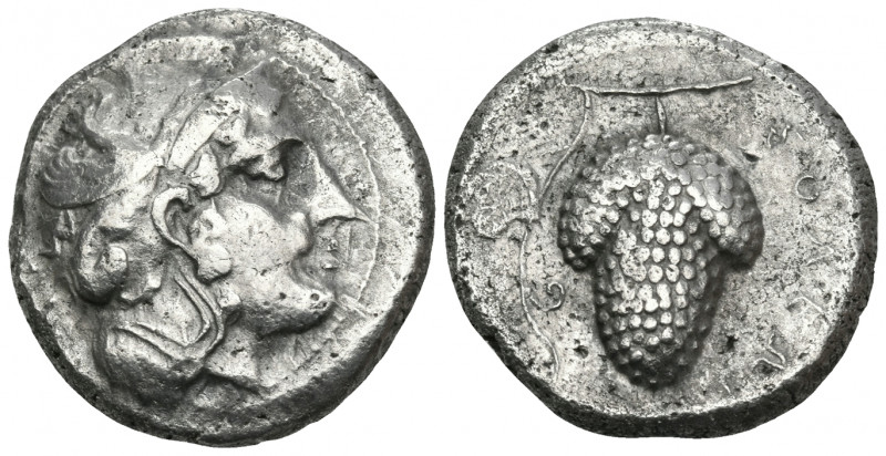 CILICIA. Soloi. Circa 410-375 BC. Stater (Silver, 22 mm, 10.52 g, 7 h). Head of ...