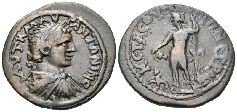 PONTUS. Cerasus. Caracalla, 198-217. (Bronze, 29 mm, 10.23 g, 6 h), year 145 = 2...