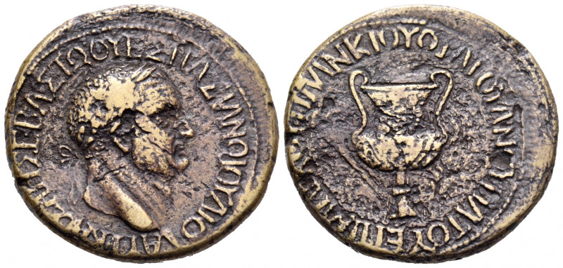 BITHYNIA. Juliopolis. Vespasian, 69-79. (Bronze, 28 mm, 11.23 g, 6 h), struck un...