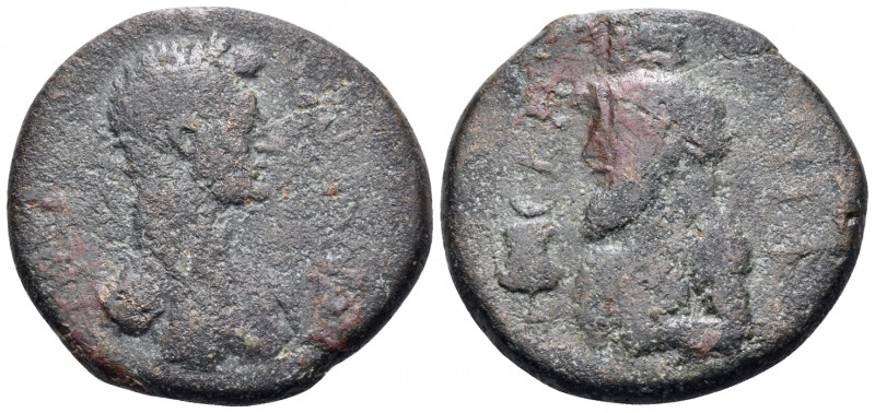 TROAS. Scepsis. Hadrian, 117-138. (Bronze, 25 mm, 11.69 g, 5 h). ΚΑΙCΑΡ ΑΔΡΙΑΝΟC...