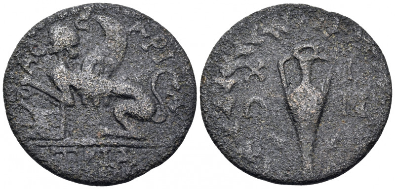 ISLANDS OFF IONIA, Chios. Pseudo-autonomous issue, Late 1st century. 3 Assaria (...