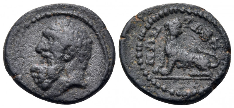 CARIA. Tabae. Pseudo-autonomous issue, 3rd century. Hemiassarion (Bronze, 16 mm,...