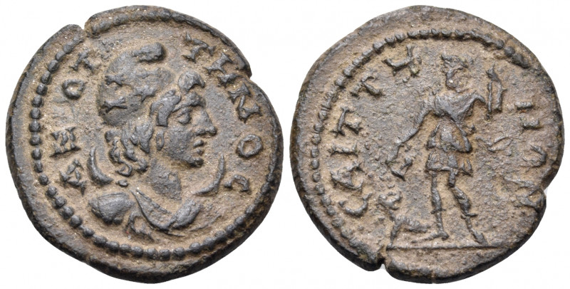 LYDIA. Saitta. Pseudo-autonomous issue, 3rd century AD. (Bronze, 22 mm, 5.94 g, ...