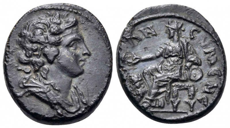 PHRYGIA. Eumeneia. time of the Antonines, circa 138-192. Hemiassarion (Bronze, 1...
