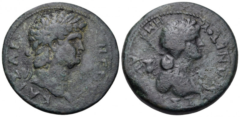 CILICIA. Augusta. Nero, 54-68. (Bronze, 26 mm, 10.44 g, 12 h), year 48 = 67-68. ...