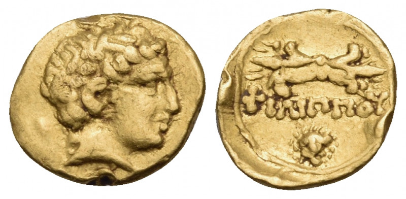 KINGS OF MACEDON. Philip II, 359-336 BC. 1/12 Stater (Gold, 9 mm, 0.71 g, 9 h), ...